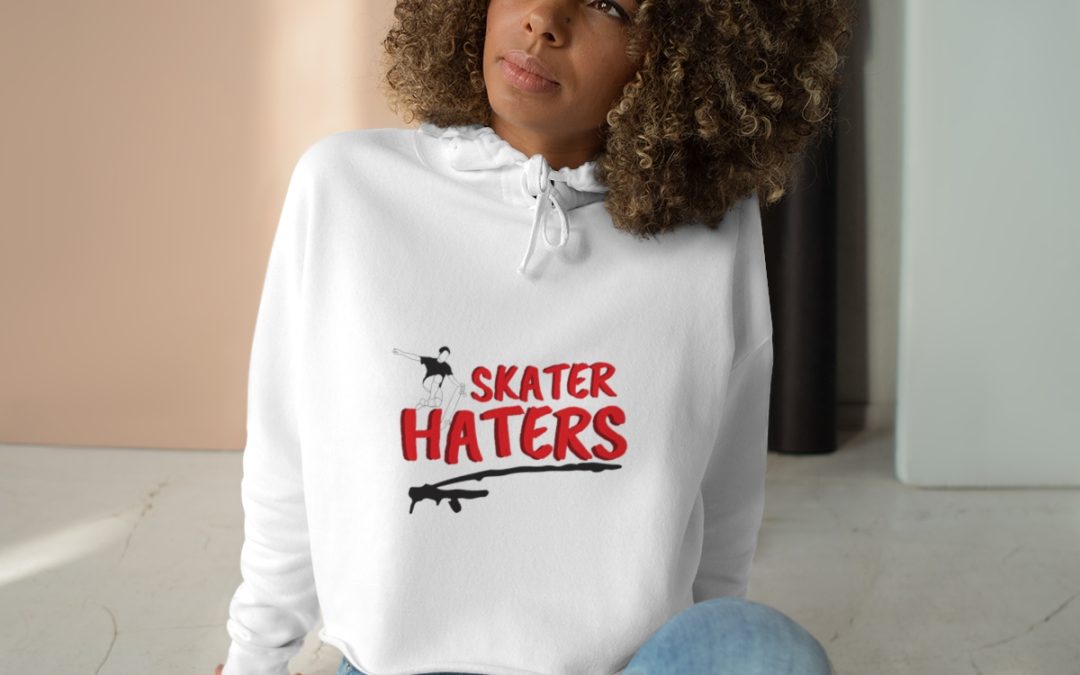 Skater Haters Women’s Crop Hoodie