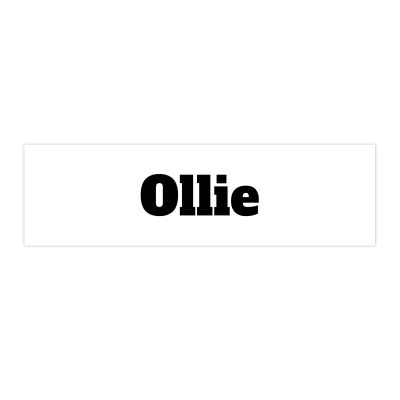 Ollie Bumper Sticker